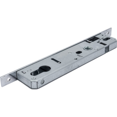 Врезной дверной замок DORF для ПВХ, м/о 92 мм, пл. 16 мм, д/м 25 мм, с фалевой защелкой DORF_92_16_25F