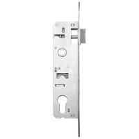 Врезной дверной замок DORF для ПВХ, м/о 92 мм, пл. 16 мм, д/м 25 мм, с фалевой защелкой DORF_92_16_25F