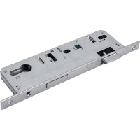 Врезной дверной замок DORF для ПВХ, м/о 92 мм, пл. 16 мм, д/м 40 мм, с фалевой защелкой 92/16/40F DORF_92_16_40F