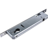 Врезной дверной замок DORF для ПВХ, м/о 92 мм, пл. 16 мм, д/м 25 мм, с роликовой защелкой DORF_92_16_25R