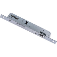 Врезной дверной замок DORF для ПВХ, м/о 92 мм, пл. 16 мм, д/м 25 мм, с роликовой защелкой DORF_92_16_25R