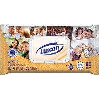 Влажные салфетки Luscan универсальные 80 шт. 559405