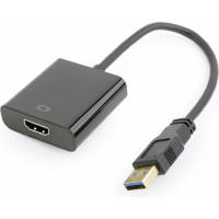 Конвертер Cablexpert USB 3.0 - HDMIA-USB3-HDMI-02, AM/HDMI V1.4, черный, блистер A-USB3-HDMI-02