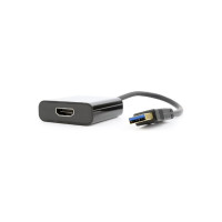 Конвертер Cablexpert USB 3.0 - HDMIA-USB3-HDMI-02, AM/HDMI V1.4, черный, блистер A-USB3-HDMI-02