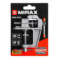 Настольные тиски для точных работ MIRAX, 40 мм 32472-40
