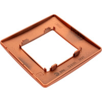 Рамка для розеток и выключателей ЭРА Серия 12 12510114 на 1 пост, Сатин, медь Б0052507