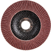 Диск лепестковый (125х22 мм; Р80) VOREL 07986