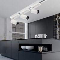 Трековый трехфазный светильник ЭРА STR309940KW20 регулируемый луч 4000K белый Б0049784