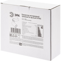 Трековый трехфазный светильник ЭРА STR309940KW20 регулируемый луч 4000K белый Б0049784