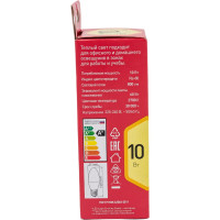 Светодиодная лампочка ЭРА RED LINE LED B35-10W-827-E27 R 10 Вт свеча теплый белый Б0052377