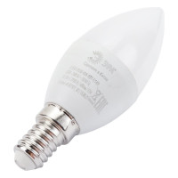 Светодиодная лампочка ЭРА RED LINE LED B35-6W-827-E14 R 6 Вт свеча теплый белый свет Б0052383