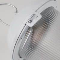 Светильник без решетки ЭРА Желудь сталь/стекло IP54 E27 max 100Вт 170х260 белый Б0052017