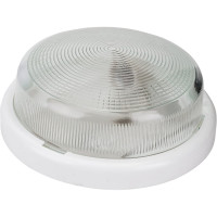 Светильник с ободком ЭРА НБО 05100001 Рондо пластик/стекло E27 max 100Вт круг белый Б0053071