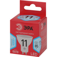Светодиодная лампочка ЭРА RED LINE LED MR16-11W-840-GU10 R GU10 11 Вт софит нейтр белый свет Б0050693