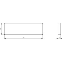 Светодиодный светильник ЭРА SPO-950-3-65K-018 18Вт 6500К 1890Лм IP40 595х180х40 матовый Б0051630