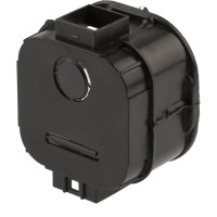 Установочная коробка ЭРА KUTS-60-60-43-s-black усиленная для твердых стен черная Б0052723