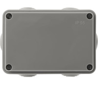 Распаечная коробка ЭРА KORv12080506g открытой установки, на винтах, 6 гермовводов IP55 Б0052730