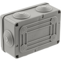Распаечная коробка ЭРА KORv12080506g открытой установки, на винтах, 6 гермовводов IP55 Б0052730