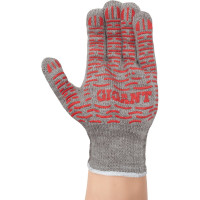 Утепленные акриловые перчатки с начесом Gigant с ПВХ нанесением, 10 размер, 10 класс GHG-08