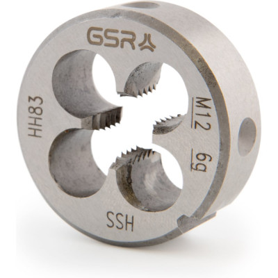 Плашка круглая GSR M12 DIN EN 22568 B HSS M12 B00402250