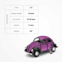 Эмаль универсальная акриловая KUDO RAL 4008 фиолетовая высокоглянцевая KU-A4008