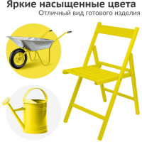 Аэрозольная краска в баллончике KUDO быстросохнущая акриловая универсальная глянцевая RAL 1018 жёлтая KU-A1018