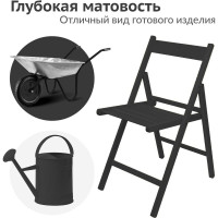 Аэрозольная краска в баллончике KUDO быстросохнущая акриловая универсальная матовая RAL 9005 чёрная KU-A9005M