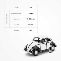 Аэрозольная краска в баллончике KUDO быстросохнущая акриловая универсальная матовая RAL 9003 белая KU-A9003M