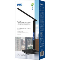 Настольная светодиодная лампа Uniel Brown/LED/450Lm/3000-6000K/Dimmer/USB TLD-551 UL-00003335