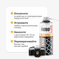 Сжатый воздух KUDO горючий KU-H450