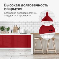 Эмаль универсальная акриловая KUDO satin RAL 3002 карминно-красная KU-0A3002