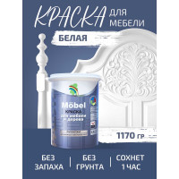 Краска для мебели и декора Радуга Mobel ВД-АК -115 без запаха полуматовая 0,9 л база А 4630058026767