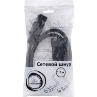 Кабель питания для UPS Cablexpert (1.5м, С19 - C20, 16А, черный, с заземлением) PC-189-C19