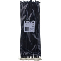 Gigant Хомут-стяжка ленточная 3,6*300 черный,100 шт G/1/6