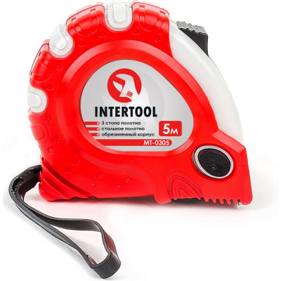 Рулетка INTERTOOL Супер Магнит MT-0305