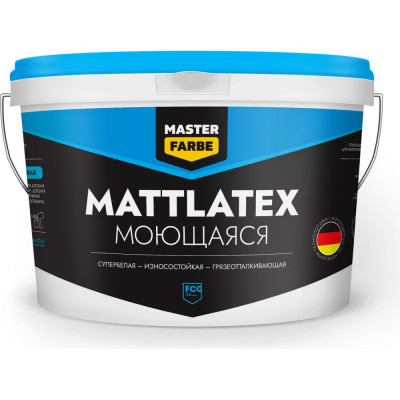 Водно-дисперсионная краска MASTERFARBE Mattlatex 4631159427439