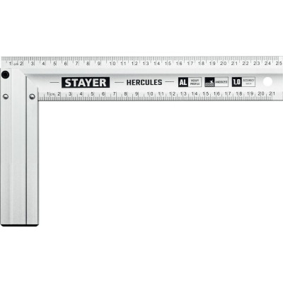 Жесткий столярный угольник STAYER Hercules 3432-25