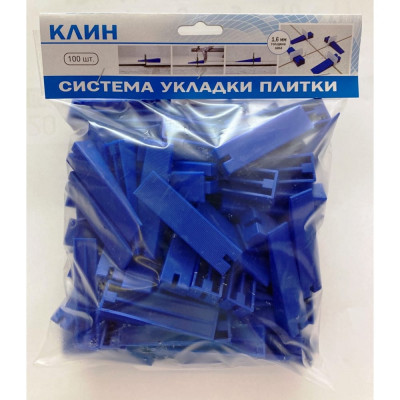 НПЦ Технолог Система укладки плитки Клин 100 шт/упак 75278