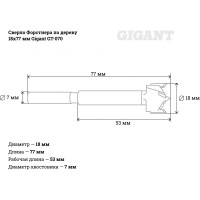 Gigant Сверло Форстнера по дереву (18х77 мм) GT-070