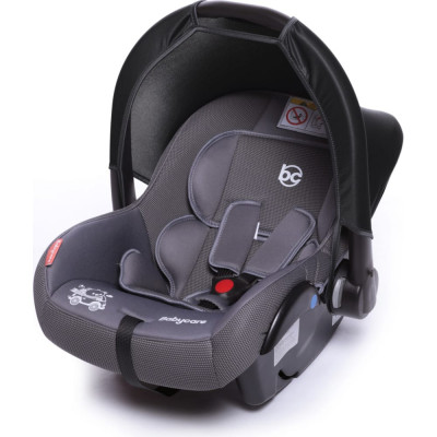 Babycare Детское автомобильное кресло гр 0+, 0-13кг Lora_серый/серый, 4630111004114