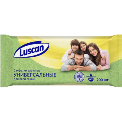 Универсальные влажные салфетки Luscan 1027670
