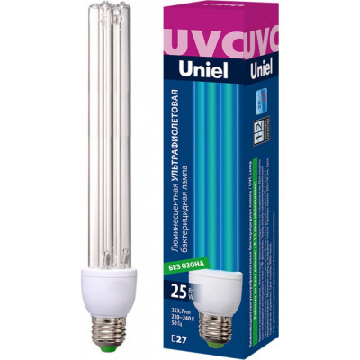 Uniel Лампа энергосберегающая бактерицидная UVCB/E27/CL ESL-PLD-25 UL-00007271