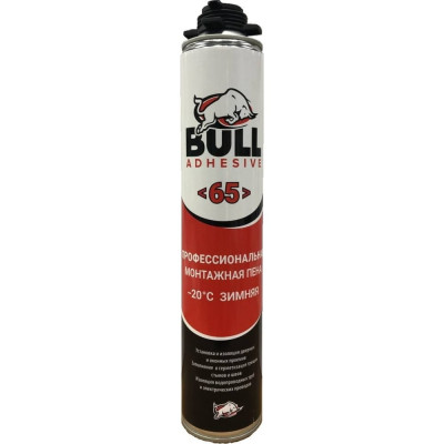 Зимняя профессиональная монтажная пена BULL PF65W