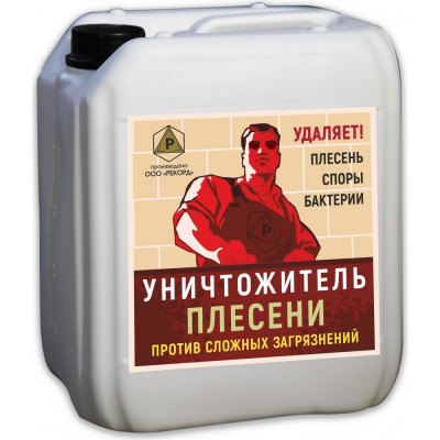 РЕКОРД Уничтожитель плесени для строительных и ремонтных работ 5л УП02