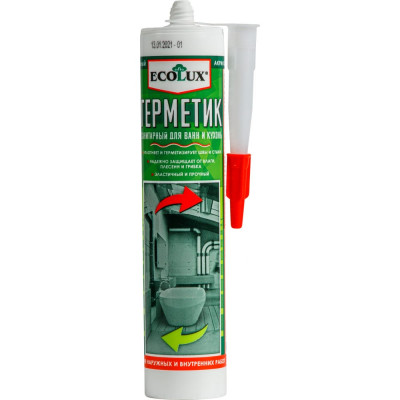 Санитарный герметик Ecolux 4607133683467