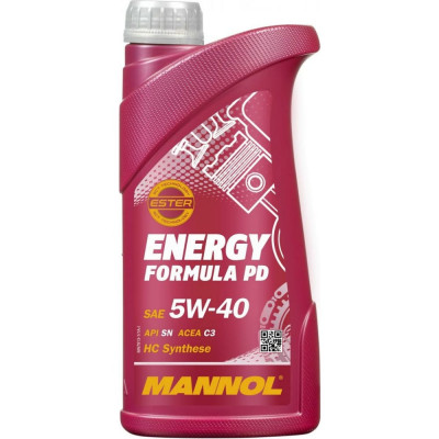 MANNOL ENERGY FORMULA PD 5W40 1 л. Cинтетическое моторное масло 5W-40 4013