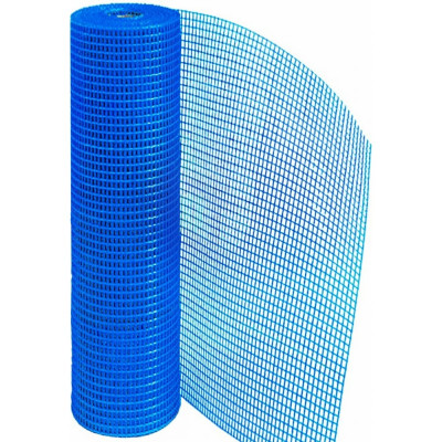 4walls Сетка армирующая, стекловолокно, 1*50 м, ячейка 10*10, синяя, 4 шт 103033