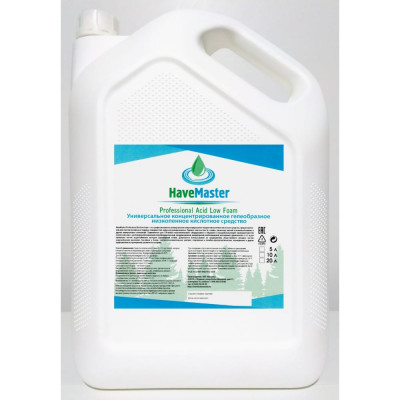 Гелеобразное кислотное средство HaveMaster Professional Asid low foam гель HMPA0021