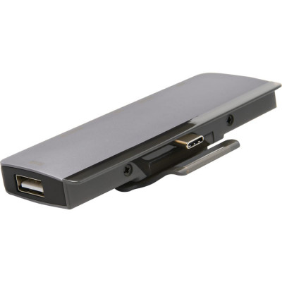 Red Line АдаптерType-C 6 в 1 для iPad Pro Multiport adapter, металл, серебристый УТ000018773
