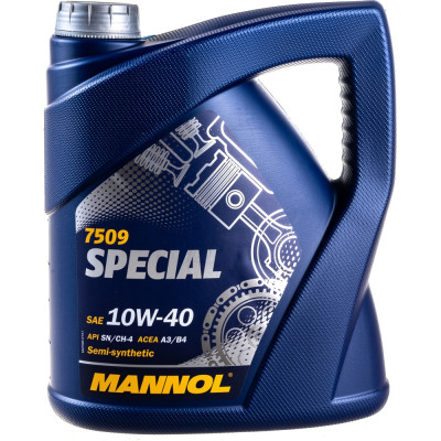 MANNOL SPECIAL 10W40 4 л. Полусинтетическое моторное масло 10W-40 4022